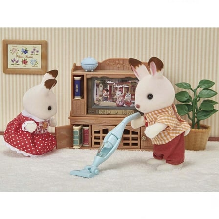 Mey İthalat  Sylvanian Families Çamaşır Makinesi ve Elektrik Süpürgesi Seti 5445