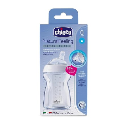 Mey İthalat   NaturalFeeling Cam Biberon 0+ Ay 250 ml