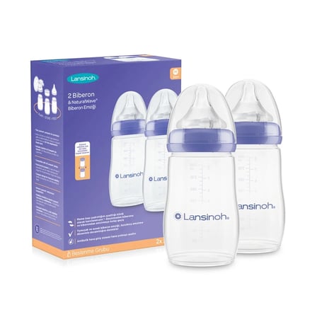 Mey İthalat   Biberon 2'Li Natural Wawa Biberon Emziği 240 ml