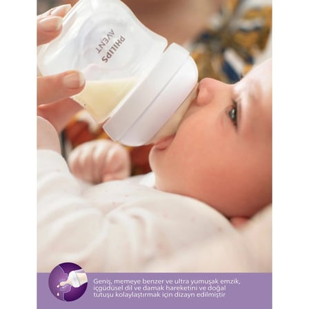 Mey İthalat   Doğal Tepkili Natural Response PP Biberon 260 ml 1+ Ay