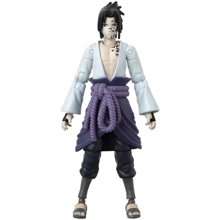 Mey İthalat Anime Heroes Naruto Sasuke Uchiha Figür ve Aesuar Seti 16 cm