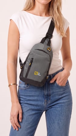Unisex Mini Sırt Çantası ve Çapraz Askılı Göğüs Omuz Çantası Body Bag Set