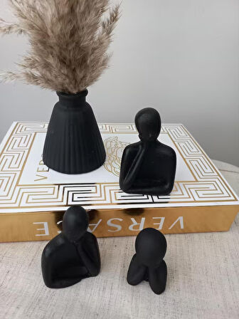 AİLE 3LÜ BİBLO SİYAH