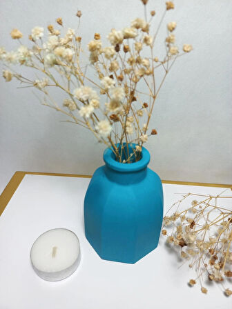 Dekoratif Minimal Vazo, Ev ve Ofis Hediyelik Aksesuar, Çiçeklik Random