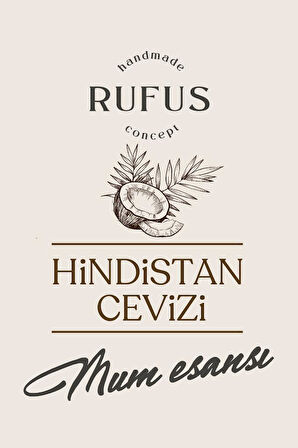 Hindistan Cevizi Mum Esansı 20ml