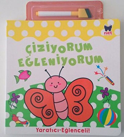 Çiziyorum Eğleniyorum Kelebek-Korunaklı Poşetle