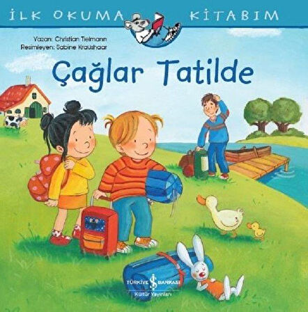 Çağlar Tatilde - İlk Okuma Kitabım-Korunaklı Poşetle