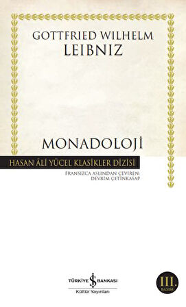 Monadoloji - Hasan Ali Yücel Klasikler-Korunaklı Poşetle