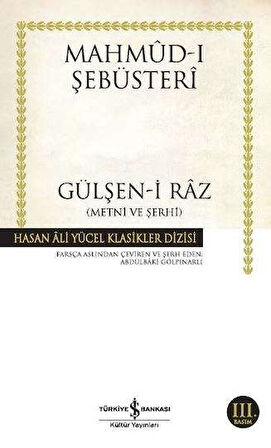 Gülşen-i Raz Metni ve Şerhi - Hasan Ali Yücel Klasikleri-Korunaklı Poşetle