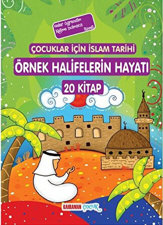 Çocuklar İçin İslam Tarihi Örnek Halifelerin Hayatı - 20 Kitap Takım-Korunaklı Poşetle