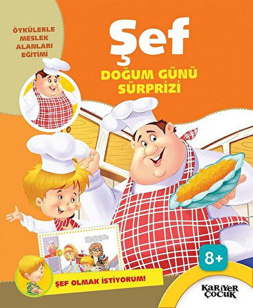 Şef Doğum Günü Sürprizi - Şef Olmak İstiyorum!-Korunaklı Poşetle