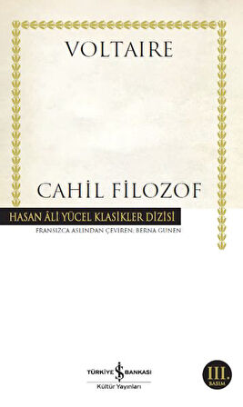 Cahil Filozof - Hasan Ali Yücel Klasikleri-Korunaklı Poşetle