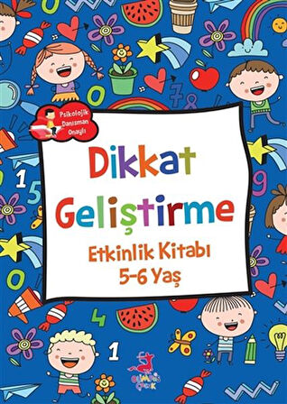 Dikkat Geliştirme - Etkinlik Kitabı (5-6 Yaş)-Korunaklı Poşetle