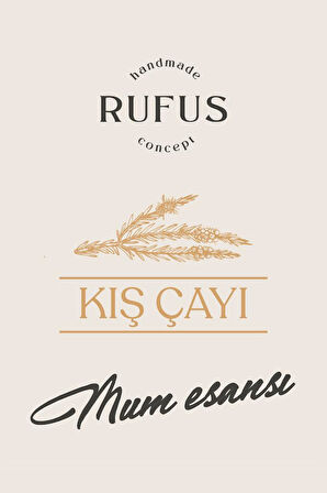 Kış Çayı Mum Esansı 50ml
