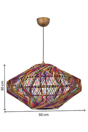 Efect Home Design Bohem,Rustik,Modern,Simli,Doğal,El Yapımı Sarkıt Avize