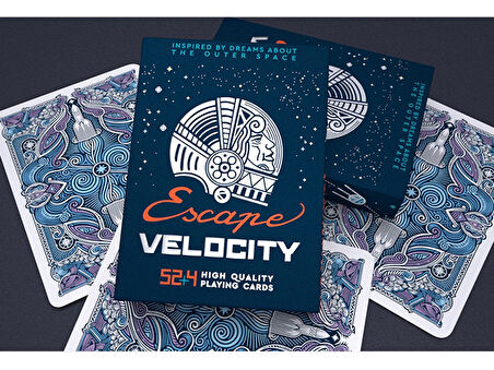 Cartamundi Escape Velocity Blue Premium Oyun Kağıdı iskambil Kartları