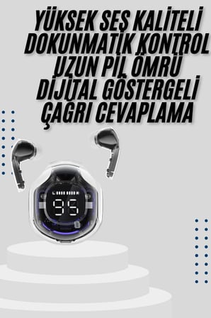 2025 Model Kablosuz Bluetooth Kulaklık ANC ENC Destekli HİFİ Stereo