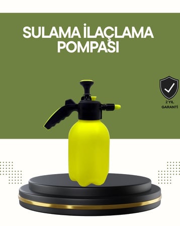 Araç Temizleme Püskürtücü 2L Basınçlı Bakır Nozullu Cila Sprey