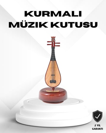 Figürlü Müzik Kutusu Zarif Melodili Dekoratif Model