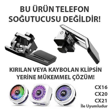 CX16-CX20 ve CX21 için Yedek Klips Aparat 2 Adet-(5775)