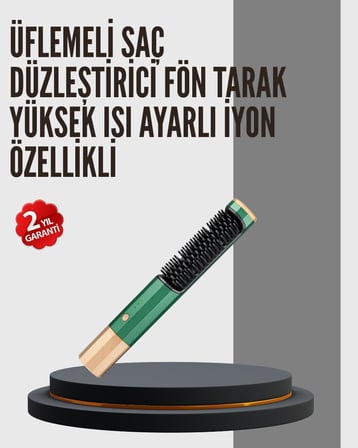 360° Döner Kablolu Kompakt Saç Şekillendirme Seti