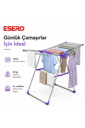 cc010 katlanabilir çamaşır kurutmalığı 20 kg kapasiteli metal kurutma askısı