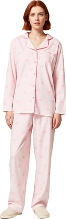 Kadın Çizgili Kurdele Desenli Pijama Takımı Fonksiyonel Dayanıklı Kaliteli Konforlu Modern
