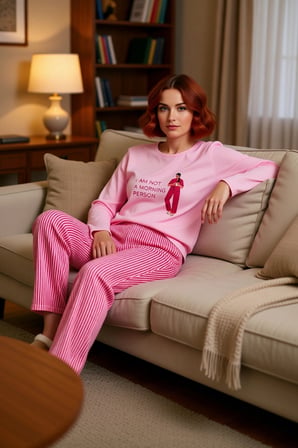Kadin Cizgili Pijama Takımı Ayicik Detayli Fonksiyonel Dayanıklı Kaliteli Konforlu Estetik