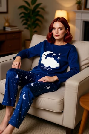 Kadin Gece Bulut Ay Desenli Polar Pijama Seti Fonksiyonel Dayanıklı Kaliteli Konforlu Spor