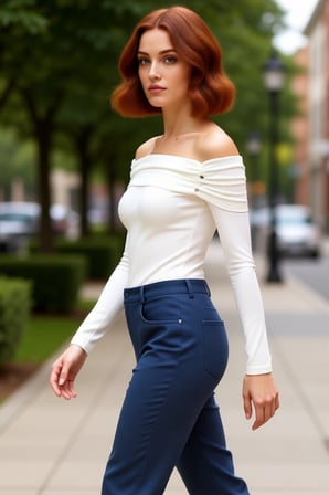 Kadın Off Shoulder Fitilli Örme Üst Zarif Detaylı ve Uzun Kollu Kaliteli Şık Rahat Modern Zarif