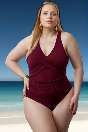Konforlu Plus Size Mayo Tasarım Büyük Beden Premium Kalite Plaj Ve Havuz İçin Geniş