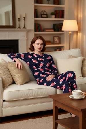Kiz Cocuk Seker Desenli %100 Pamuklu Pijama Takımı Fonksiyonel Dayanıklı Kaliteli Konforlu