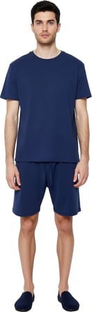 Erkek Casual Relaxed Fit Pijama Takımı Bisiklet Yaka Fonksiyonel Dayanıklı Kaliteli Modern