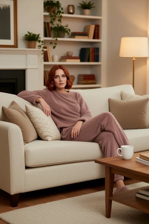 Kadın Yumuşak Wellsoft Pijama Takımı Saç Bandı Dahil Fonksiyonel Dayanıklı Kaliteli Modern