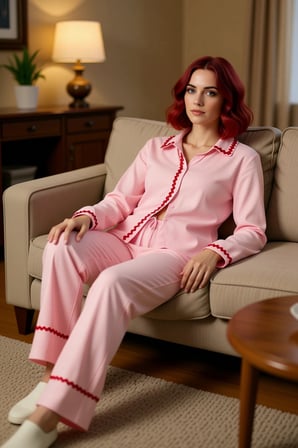 Kadın Viskon Pijama Takımı Gömlek Yaka Şerit Detaylı Fonksiyonel Dayanıklı Kaliteli Modern