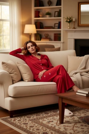 Kadın Nakışlı Gömlek Pantolon Pijama Takımı Fonksiyonel Dayanıklı Kaliteli Konforlu Modern