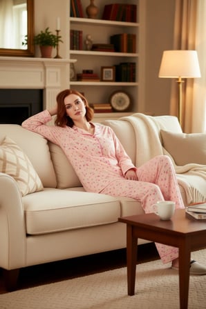 Kadın Çiçekli Gömlek Yaka Uzun Kollu Pijama Takımı Fonksiyonel Dayanıklı Kaliteli Konforlu