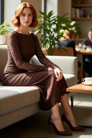 Kadın Kayık Yaka Bodycon Kesim Uzun Kollu Astarlı Dantel Detay Maxi Şık Mezuniyet Elbisesi