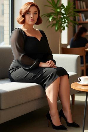 Kadın Büyük Beden Bodycon Midi Uzun Kollu V Yaka Dokuma Elbise Şık Akşam Davetleri İçin İdeal