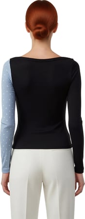 Kadın Esnek Örme Kayık Yaka Uzun Kollu Slim Fit Bluz Kaliteli Şık Rahat Modern Zarif Günlük