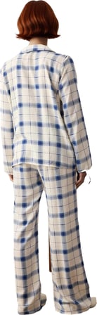 Kadın Ekoseli Viskon Pijama Seti Fonksiyonel Dayanıklı Kaliteli Konforlu Estetik Premium Şık