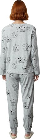Erkek Sevimli Hayvan Baskılı Pijama Takımı Fonksiyonel Dayanıklı Kaliteli Konforlu Estetik