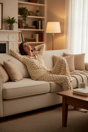 Kadın Viskoza Baskılı Pijama Takımı Gömlek ve Pantolon Uzun Kollu Fonksiyonel Dayanıklı Şık