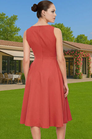 Pileli Midi Boy Elastan Dokuma Elbise Kadın Yazlık Mükemmel Uyum Premium Kalite Kaliteli İşçilik