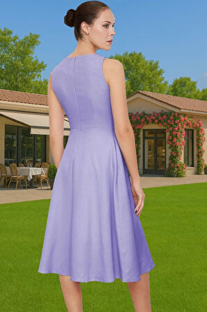 Pileli Midi Boy Elastan Dokuma Elbise Kadın Yazlık Mükemmel Uyum Premium Kalite Kaliteli İşçilik