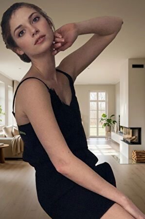 Rahat Yazlık Homewear Viskon Pijama Takımı Dantel Detay İnce Askılı Profesyonel Görünüm