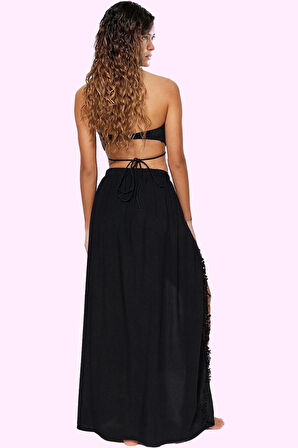 Kadın Viskoz Dokuma Maxi Etek Şık Plaj Stilleri İçin Günlük Kullanım Yaz Aylarının Vazgeçilmezi