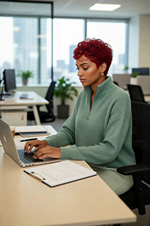 Kadın Oversize Basic Dokulu Uzun Kollu Fermuarlı Dik Yaka Selanik Örgü Triko Kazak Kaliteli