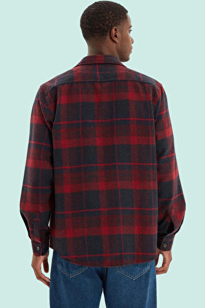 Erkek Ekose Oduncu Gömlek Kışlık Çift Cepli Günlük ve Casual Hafta Sonu Yaz Aylarının Vazgeçilmezi