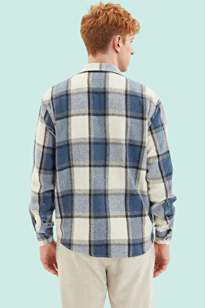 Erkek Kışlık Ekose Gömlek Standart Kol Regular Fit Günlük Kullanım Yaz Aylarının Vazgeçilmezi